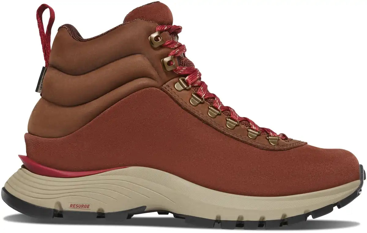 Women's Trail Trainer Mid 4" Chocolate Brown/Wine