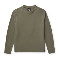 Santiam Waffle LS Tee Dusty Olive - M