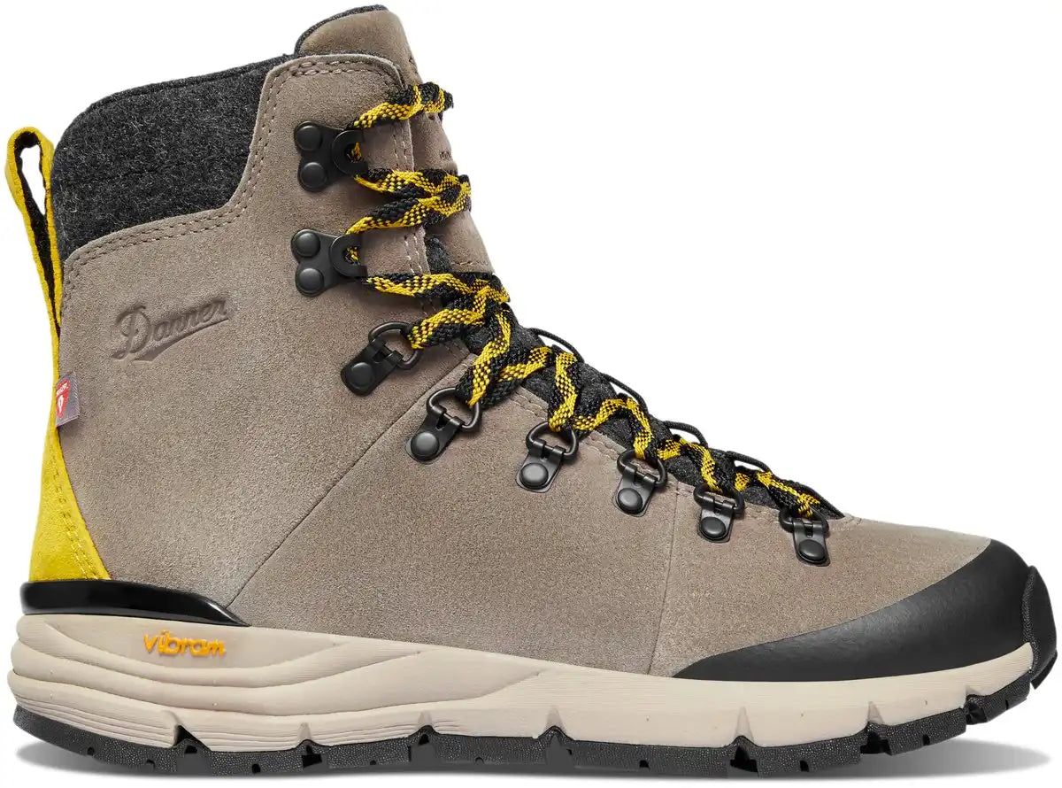 Women's Arctic 600 Side-Zip 7" Driftwood/Yellow 200G